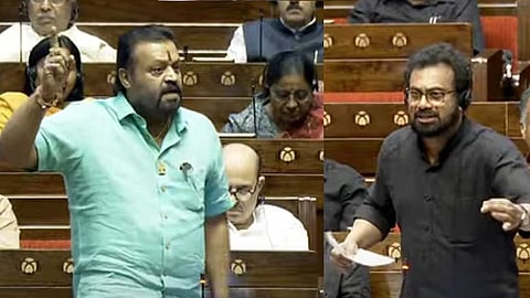suresh gopi against john brittas in rajyasabha