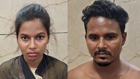 Cannabis hunt at angamaly two held