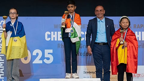 World rapid and blitz chess champion gold medalist Malayali girl divi