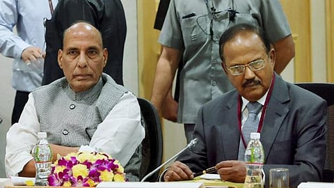 Rajnath Singh, Ajit Doval meets meet defence chiefs