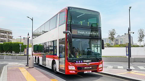 Dubai Sharjah inter city bus