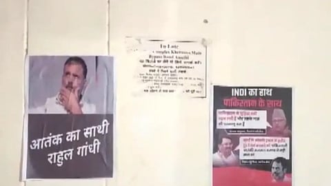 Posters targeting Rahul Gandhi appear ahead of his Amethi visit