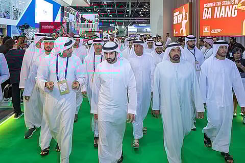 Dubai crown prince visits Arabian Travel Market