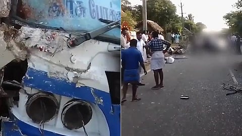 4 malayalees died in a car accident in tiruvarur tamil nadu