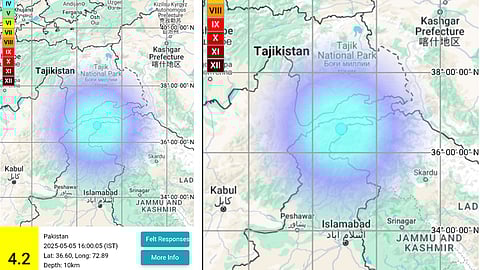 Pakistan Earthquake 4.2 Magnitude
