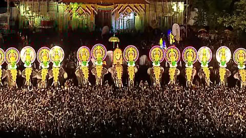 thrissur pooram 2025 kudamattam