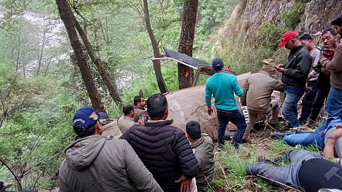 Helicopter on way to Gangotri crashes in Uttarakhand, six dead 