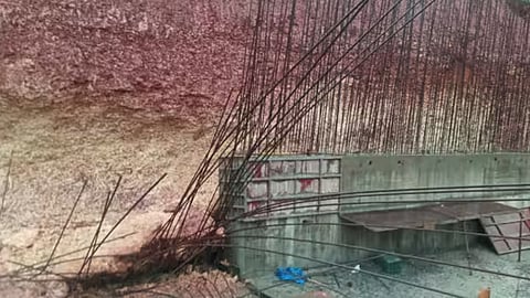 kannur Landslide nh construction worker dies
