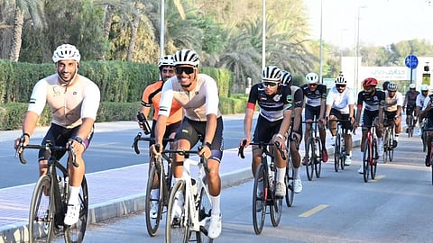 Cycle rally by Dubai immigration