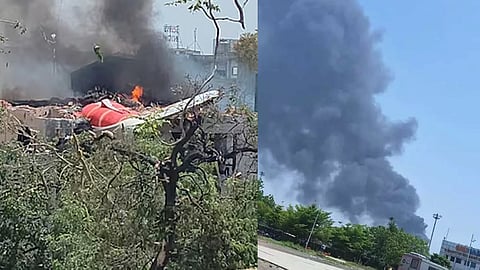 air india plane crashes in gujarat