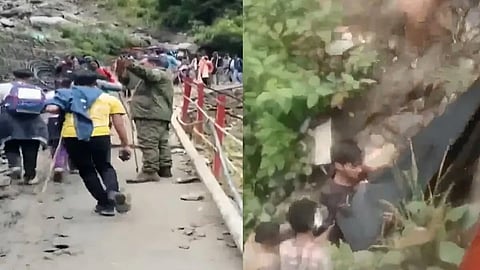 2 dead 3 injured in kedarnath landslide