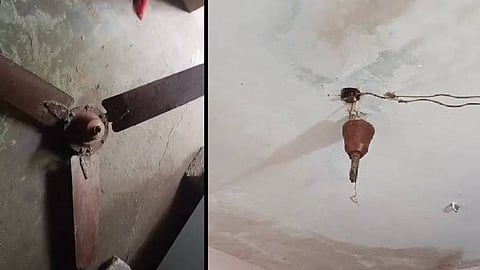 Fan falls in anganwadi 3 year old boy injured Kollam