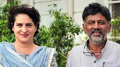 Shivakumar meets Priyanka Gandhi in Delhi; CM rotation buzz intensifies