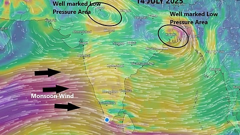  Heavy rain in the state of tamil nadu and puthucherry