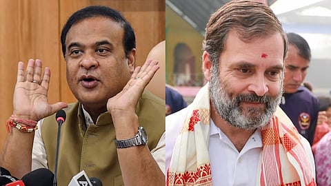 rahul gandhi against assam cm Himanta Biswa Sarma