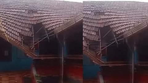 School roof collapsed in alappuzha