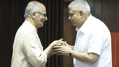 c. sadanandan takes oath as rajya sabha member
