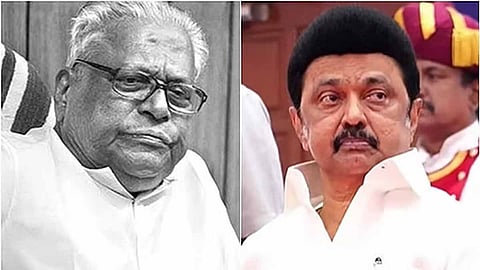 Tamil Nadu Chief Minister MK Stalin condoles the death of V.S. Achuthanandan
