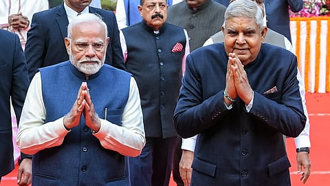 pm modi about jagdeep dhankhars resign