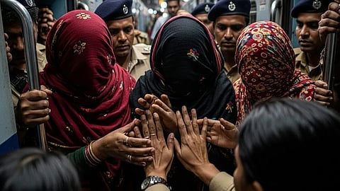 56 women were saved from trafficking on train in Bengal