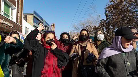 bangladesh bank women short dresses government employees protest ban taliban controversy