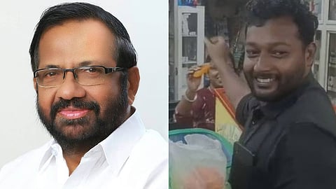 sweet distribution after palode ravi resignation youth congress office bearer removed