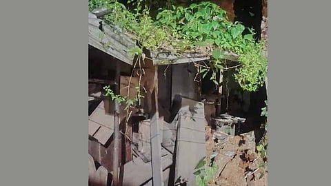 Erur Government School building collapses