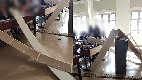 Ceiling collapses during class at Parassala Law College