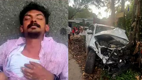 kottayam cms college car accident drunk driver in custody