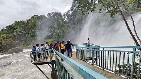 Sree Narayanapuram Ripple Waterfalls attracts tourists