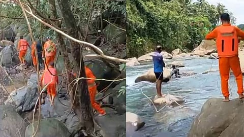 student drowned while descending into patankayam waterfall in kozhikode