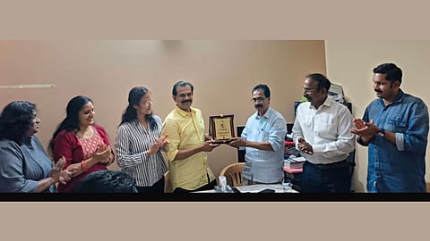 Dubai Malayalam Mission sends farewell to language activist Bijunath