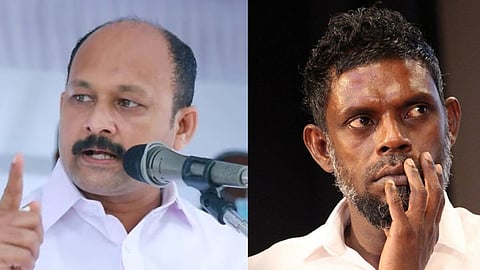 ernakulam dcc president muhammed shiyas against actor vinayakan