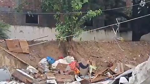 7 killed in Delhi after wall collapse caused by heavy rain