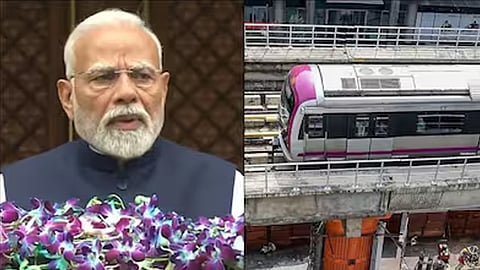 namma metro silver line inaguration pm modi