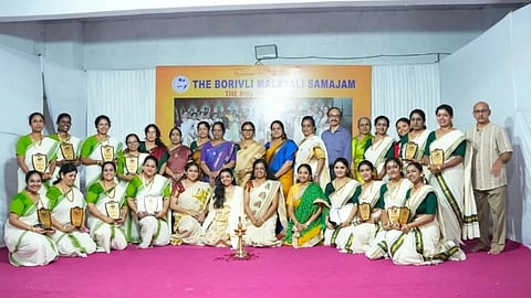 Ambernath Kerala Samajam winners of the hand-to-hand combat competition