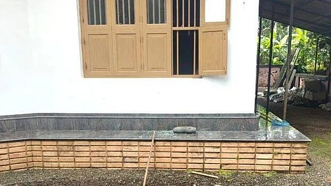 Television and CCTV hard disk stolen from unoccupied house