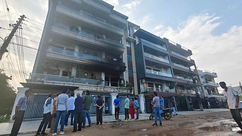 three dies Air conditioner blast Faridabad