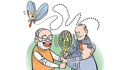 ഇന്ത്യ, ചൈന, റഷ്യ എന്നീ മൂന്നു വൻ രാജ്യങ്ങൾ തമ്മിലുള്ള സൗഹൃദത്തിന്‍റെ പുതിയ പാതയാണ് ഷാങ്ഹായ് ഉച്ചകോടി സമ്മാനിക്കുന്നത്