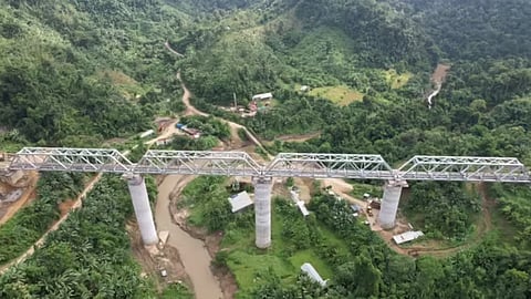 Mizoram Railway on the map