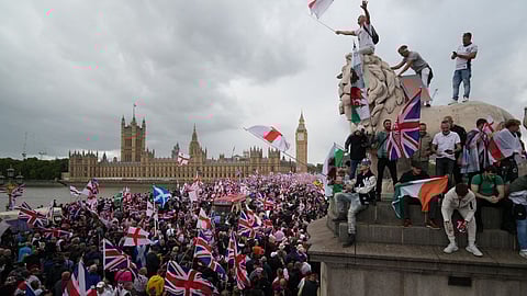 London Anti immigration protest