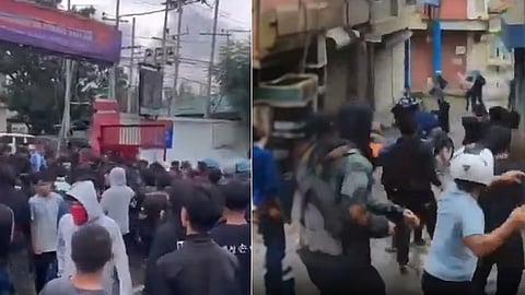 Manipurs Churachandpur sees violent protest