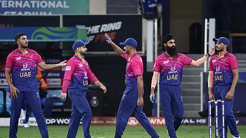 uae won by 42 runs against oman in asia cup