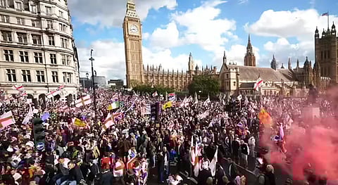 London immigrant protest video goes viral