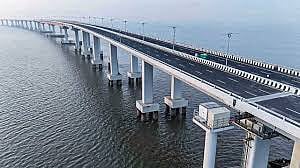 
Another pothole in Atal Setu, the country's longest sea bridge; Contractor fined Rs 1 crore