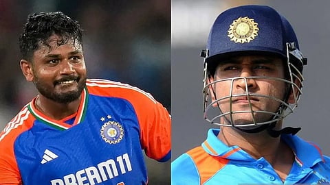sanju samson surpasses ms dhoni in t20 for most sixes by indian players