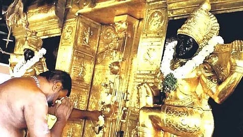 sabarimala gold plating returned