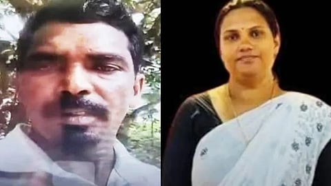 husband killed wife in punalur