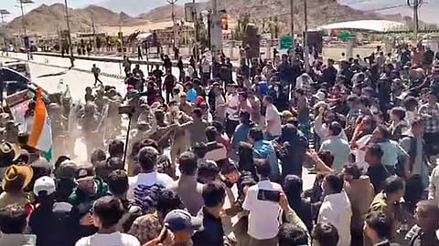 4 people killed and many injured in ladakh protest