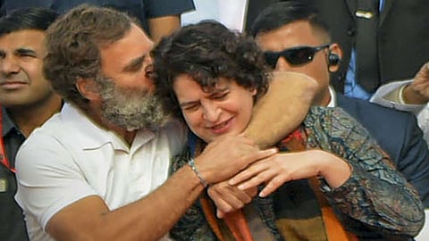 BJP leaders controversial remarks over Rahul- Priyanka kiss